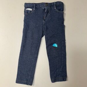 Calvin Klein Leggings Baby Girl 18 Month Denim Blue Jean Jegging Pants Pull On